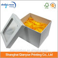 Beautiful and factory price plain paperboard packaging with a clear lid